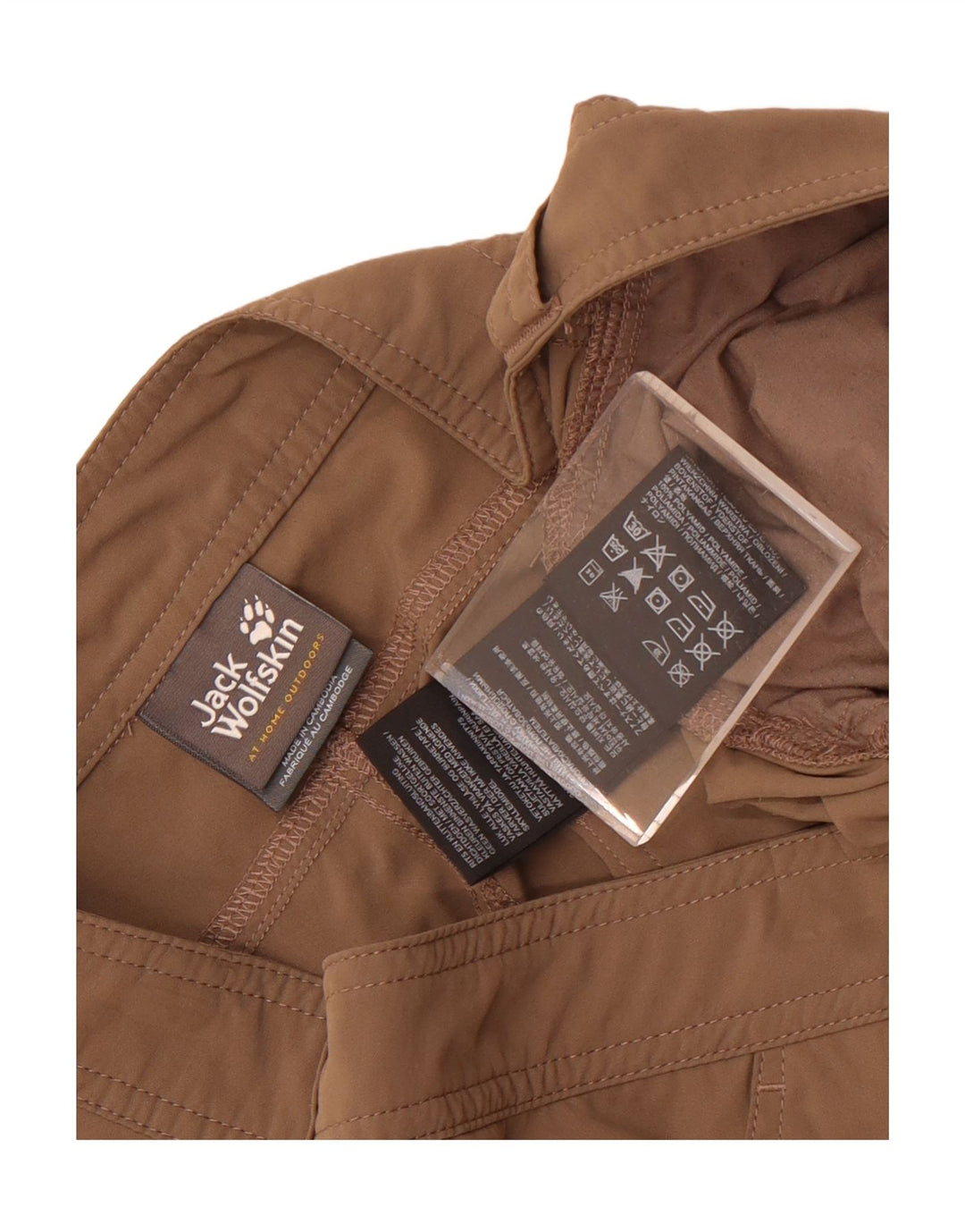 Jack & Jones Mens Cargo Shorts W40 XL Marrón Poliamida