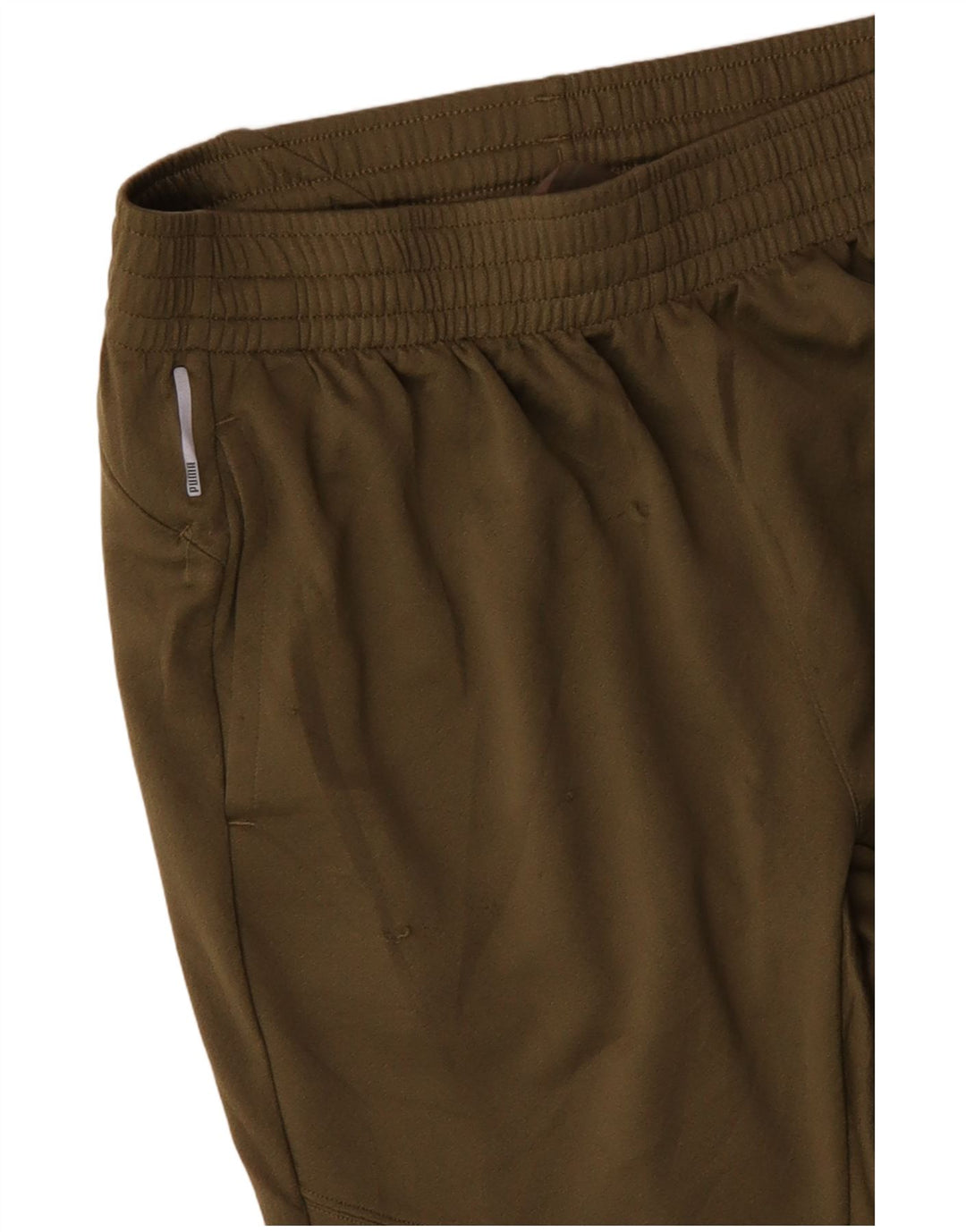 PUMA Bermudas deportivas para hombre, talla grande, poliéster caqui
