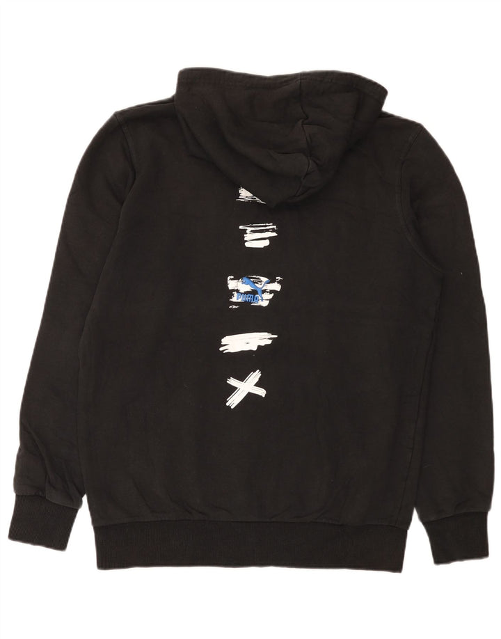 Puma Hombre Sudadera Con Capucha Gráfica Jersey De Algodón Negro Mediano