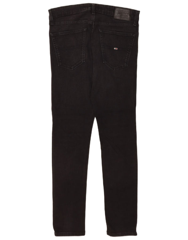 Tommy Hilfiger Vaqueros pitillo para hombre W32 L32 Algodón negro