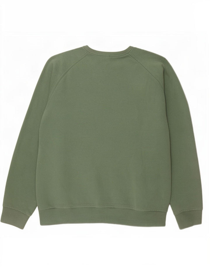 Timberland Hombre Sudadera Gráfica Jumper Grande Algodón Verde