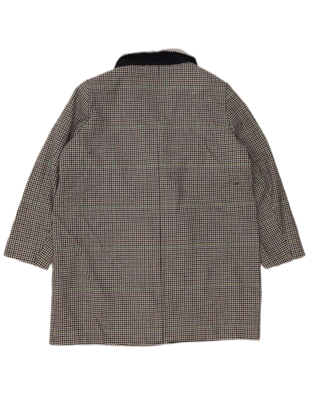 Marks & Spencer Abrigo para mujer UK 22 3XL Poliéster de pata de gallo azul marino