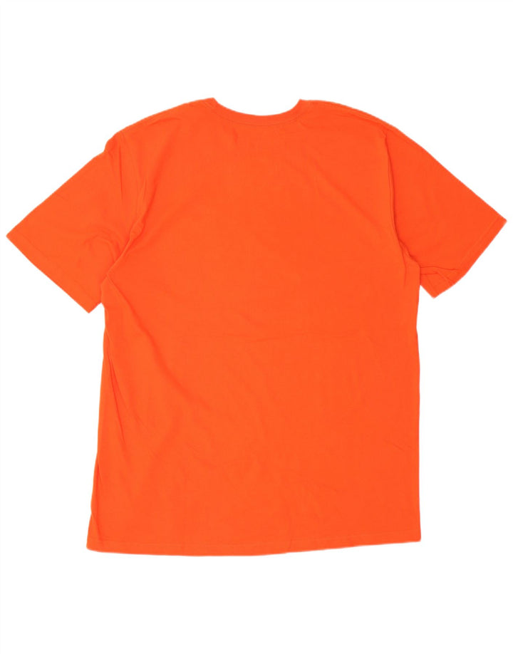 NIKE Camiseta gráfica de ajuste regular para hombre XL Naranja Algodón