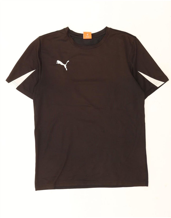 Camiseta Puma Top Medium Black Colorblock para hombre
