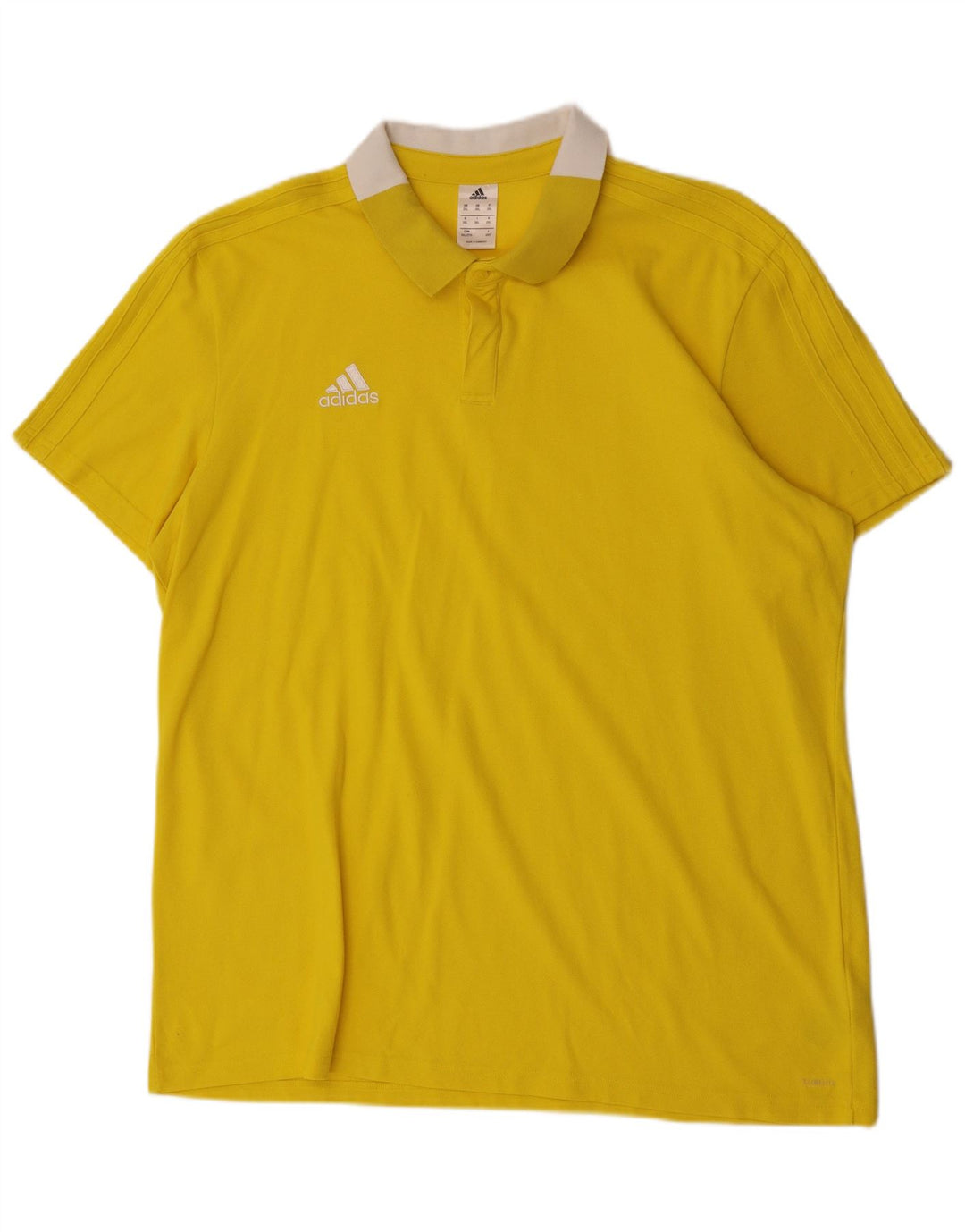 Polo Adidas Hombre 2XL Algodón Amarillo