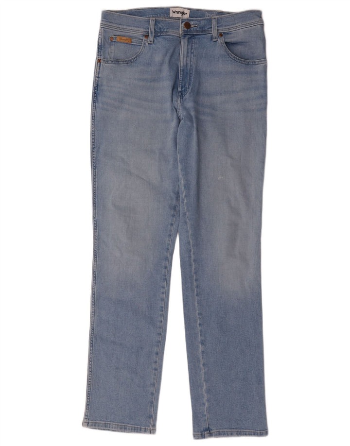 Vaqueros Wrangler Texas Slim para hombre W33 L32 Algodón azul