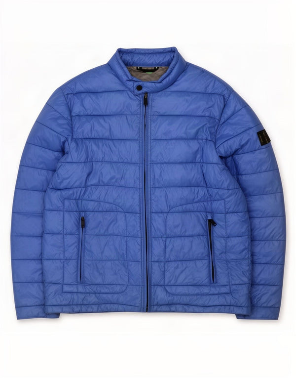 Chaqueta acolchada para hombre Dkny UK 44 2XL Nylon azul