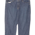 Vaqueros Capri Lee Mujer W34 L18 Algodón Azul