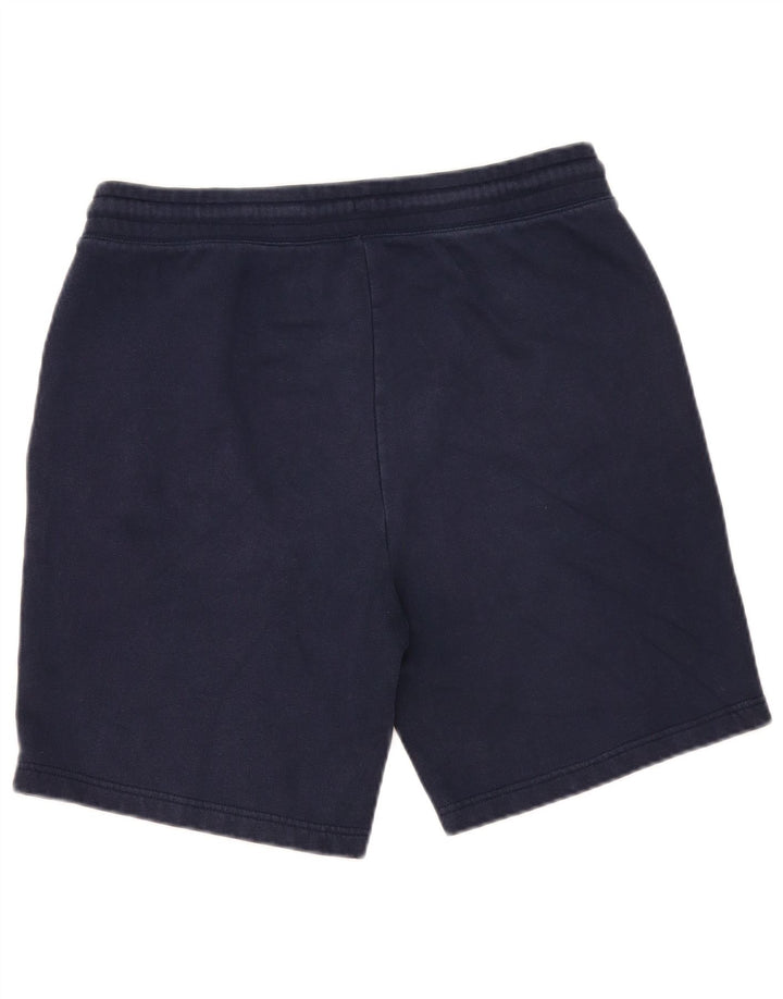 Gap Pantalones cortos deportivos con estampado gráfico para hombre Algodón azul marino grande