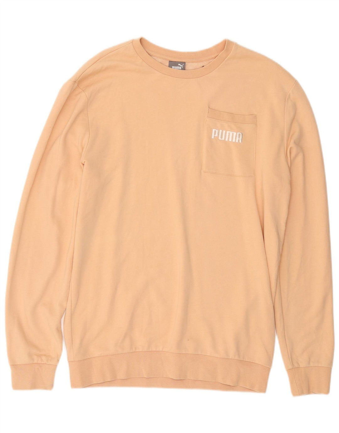 PUMA Sudadera extragrande para mujer UK 14 Algodón amarillo mediano