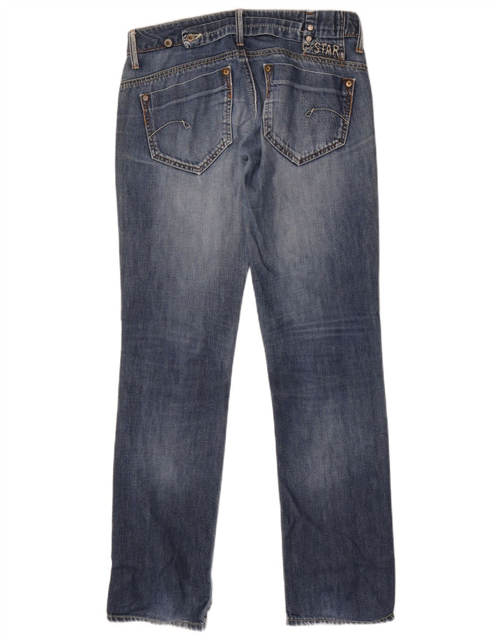 Vaqueros Rectos G-Star Mujer W28 L34 Algodón Azul