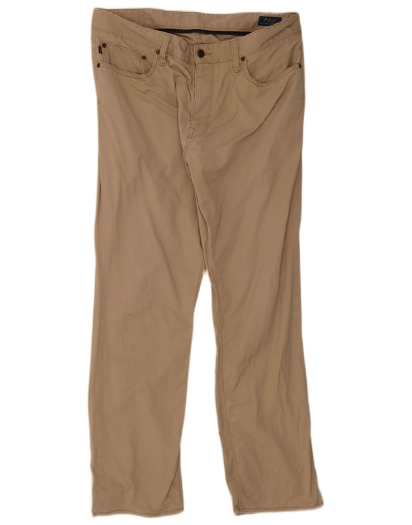 Polo Ralph Lauren Pantalones cargo ajustados para hombre W36 L32 Algodón beige