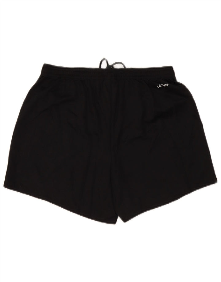 Adidas Mujer Climalite Sport Shorts UK 8/10 Pequeño Negro Poliéster