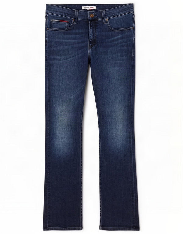 Tommy Hilfiger Mens Ryan Relaxed Fit Bootcut Jeans W30 L33 Blue Cotton