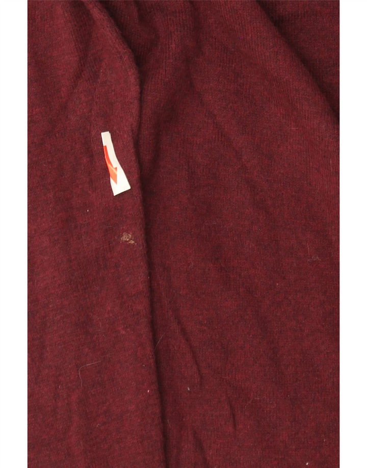 Superdry Jersey De Cuello Redondo Para Hombre De Algodón Burdeos Medio