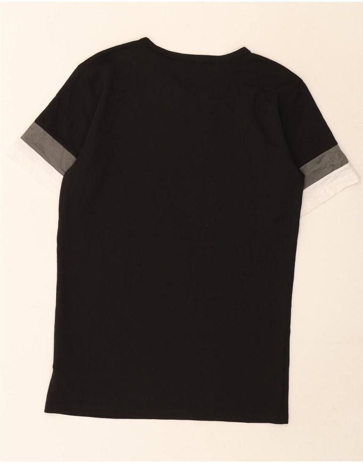Puma Hombre Camiseta Top Small Negro Colorblock Poliéster