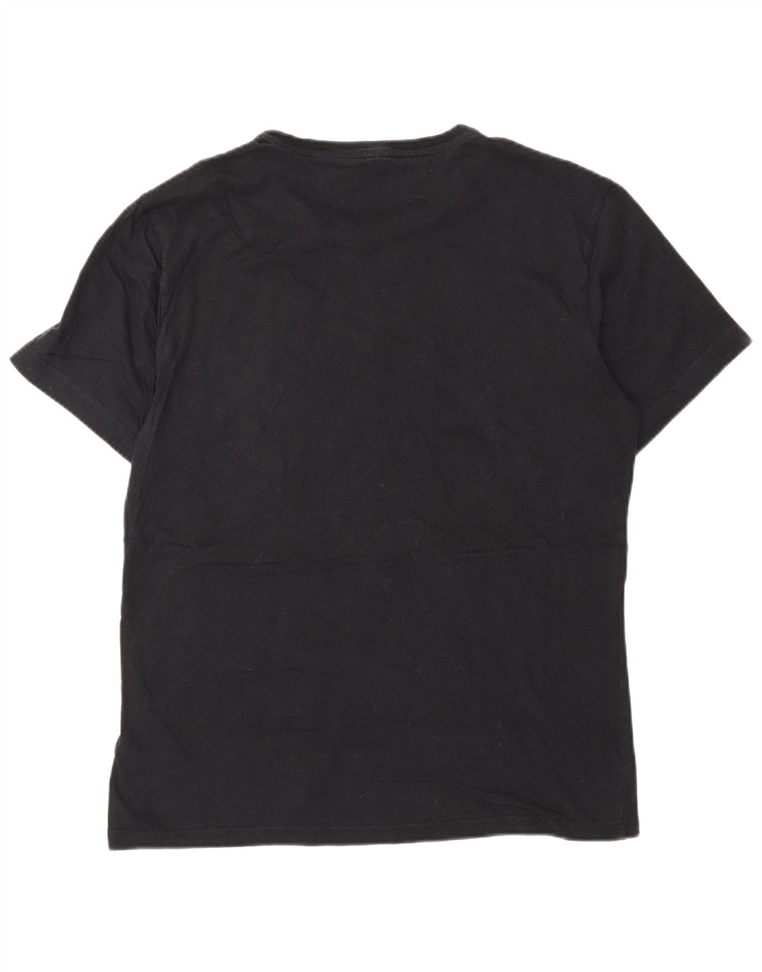 GAS Camiseta gráfica para hombre Top Medium Black Cotton