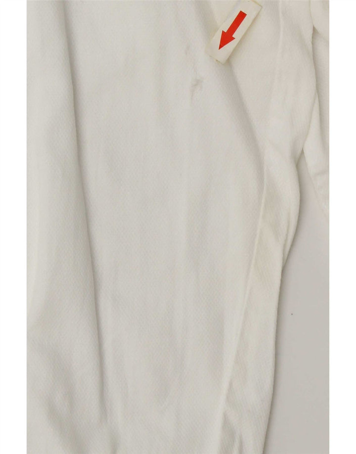 Camisa Benetton Hombre Pequeña Blanca