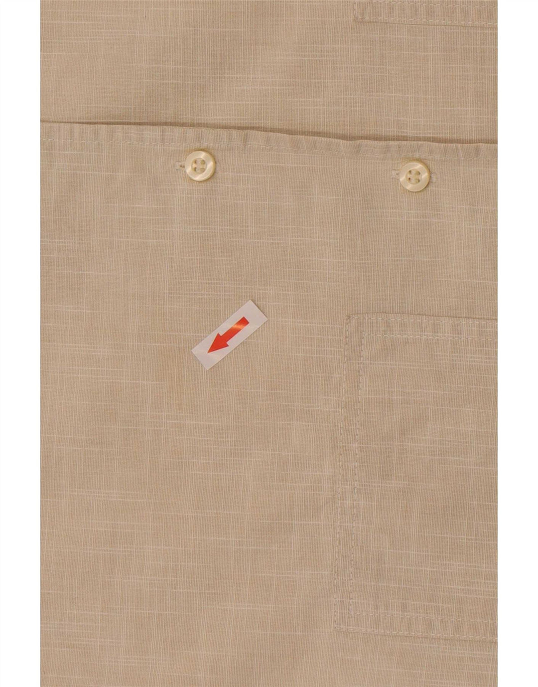 Camisa Gas Hombre Algodón Beige Medio