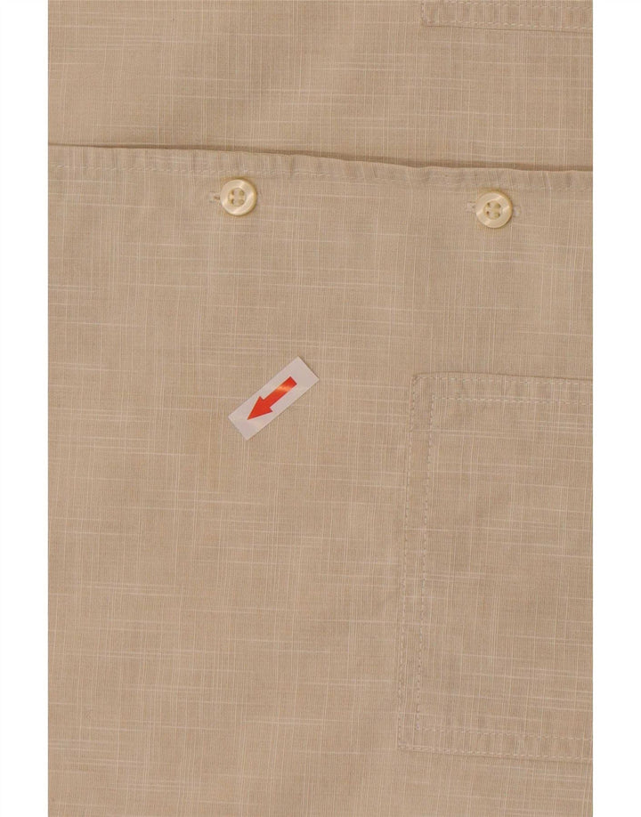 Camisa Gas Hombre Algodón Beige Medio