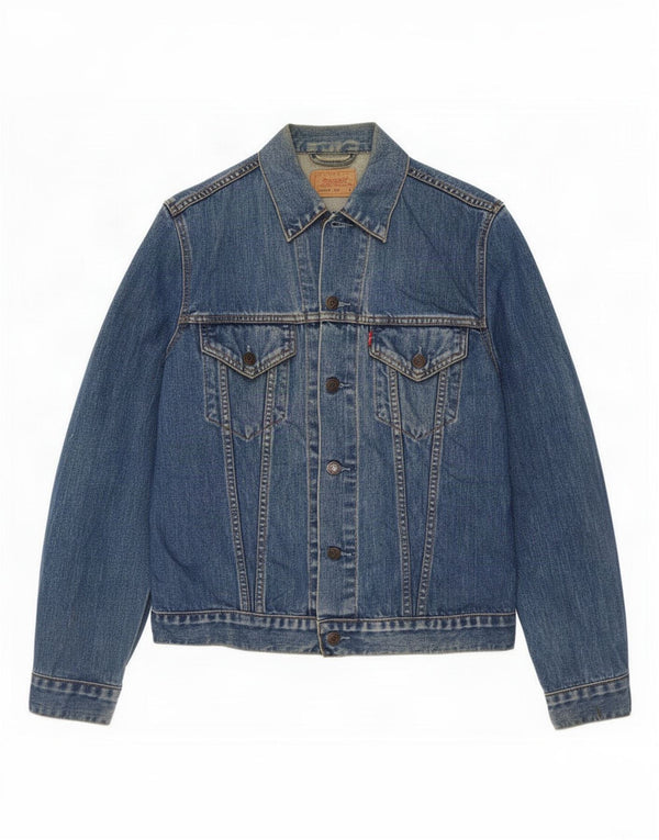 Levi's Chaqueta vaquera para hombre UK 40 Algodón azul grande