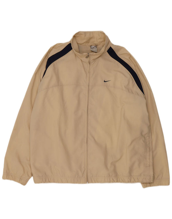 Nike - Chaqueta de chándal para hombre, talla 47/48, 2XL, color beige, poliéster