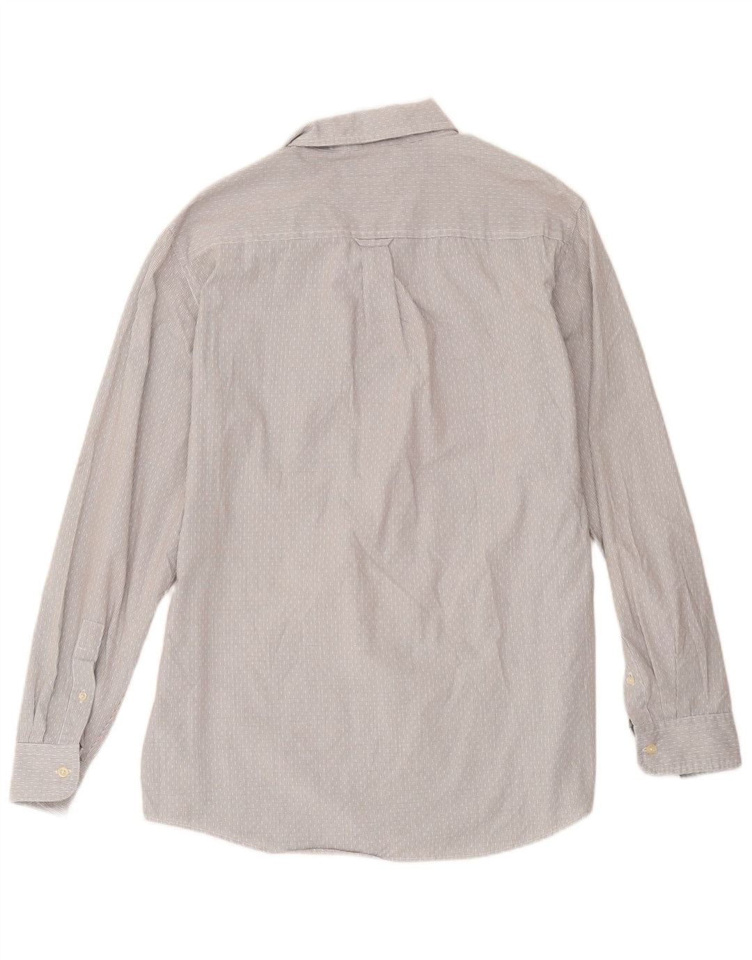 Chaps Camisa de fácil cuidado para hombre de algodón geométrico gris medio