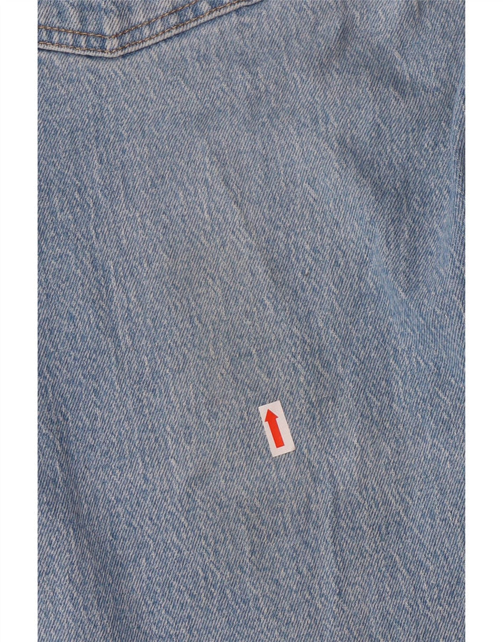 LEVI'S Vaqueros Rectos 501 Mujer W27 L32 Algodón Azul