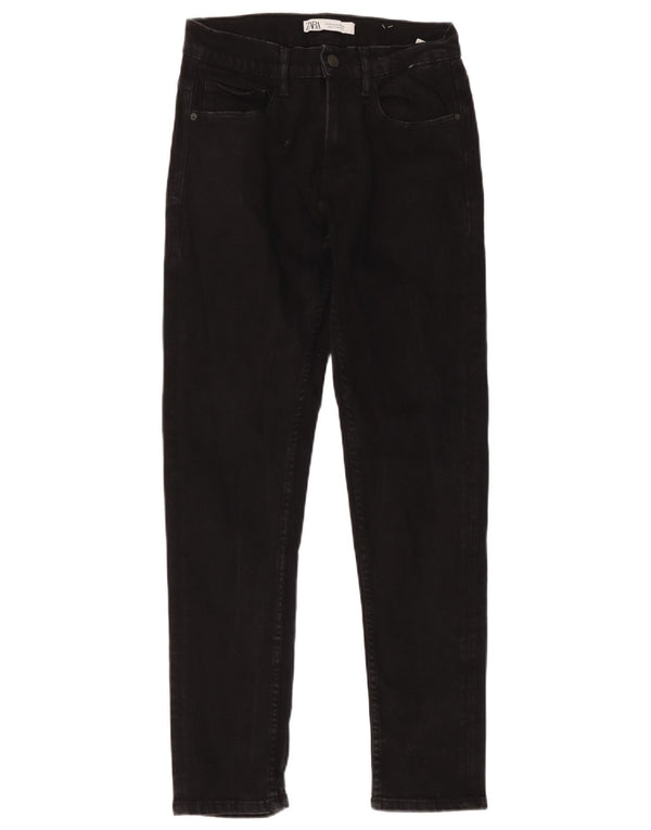 Zara Jeans ajustados para hombre EU 38 Small W30 L30 Algodón negro