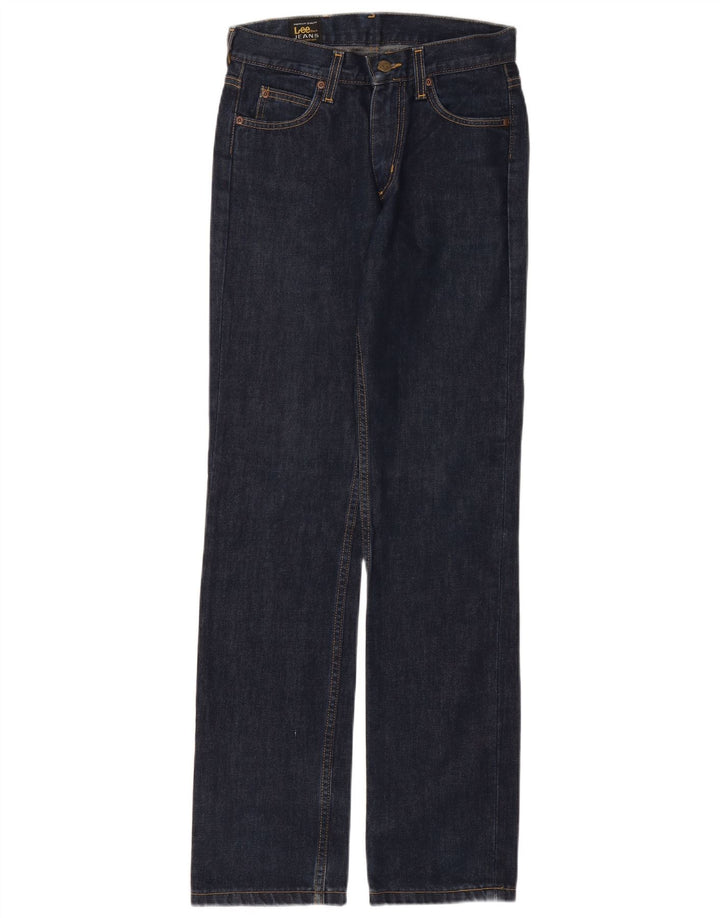 Vaqueros rectos Lee para hombre W28 L33 Algodón azul marino