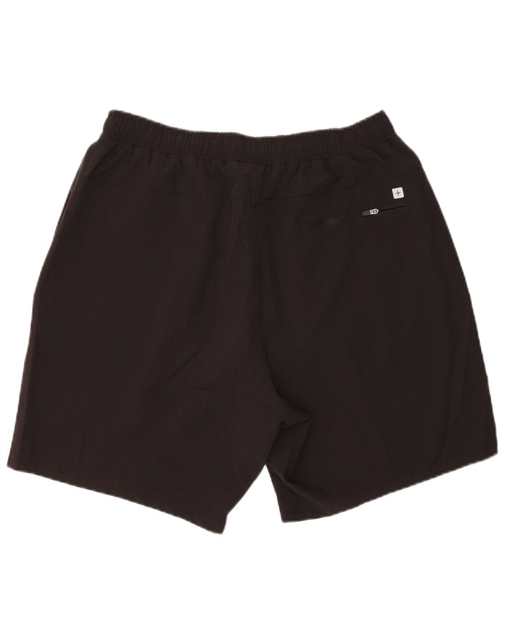 Pantalones cortos deportivos para hombre Mountain Warehouse Poliéster negro grande