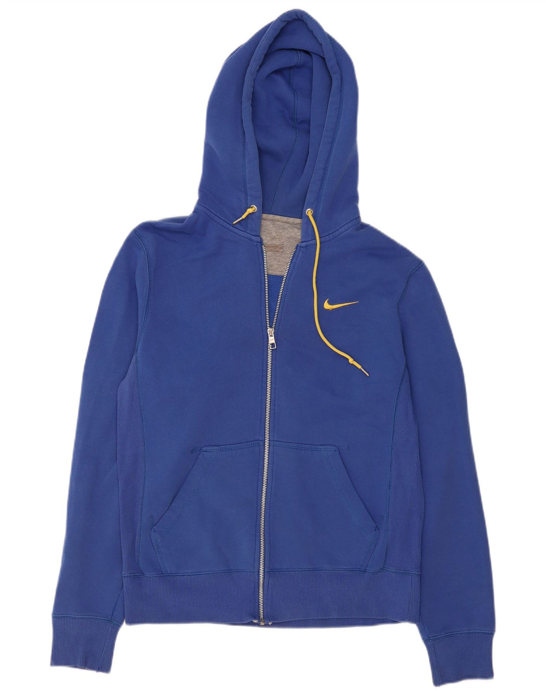 Nike - Sudadera con capucha y cremallera para hombre, talla grande, algodón azul