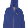 Nike - Sudadera con capucha y cremallera para hombre, talla grande, algodón azul