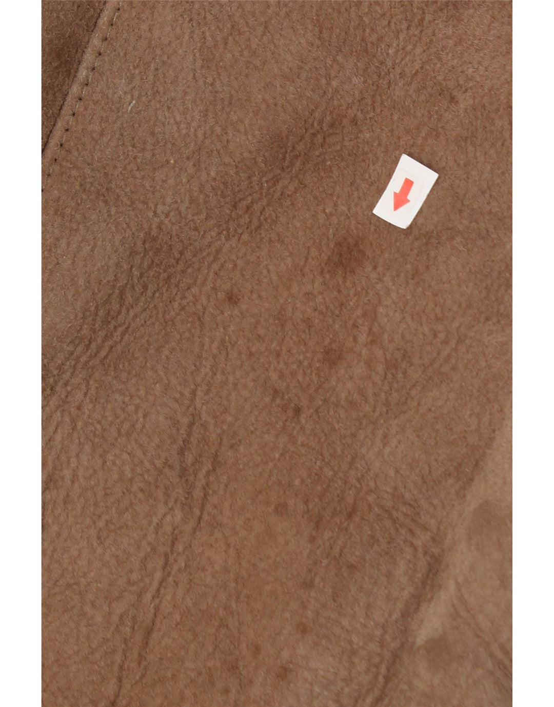 Vintage mujer chaqueta de piel de oveja de gran tamaño IT 36 XS piel de cordero marrón