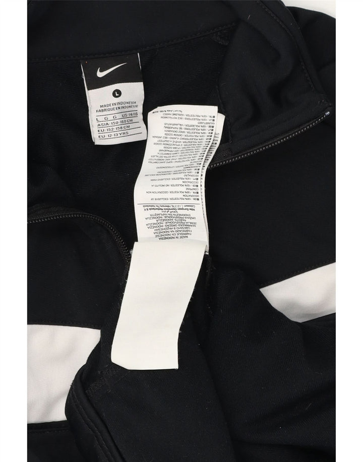 Nike - Chaqueta de chándal para niño (12-13 años), color negro, talla grande
