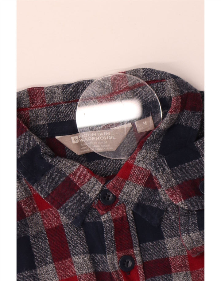 Camisa de franela para hombre Mountain Warehouse Mediana Algodón a cuadros multicolor