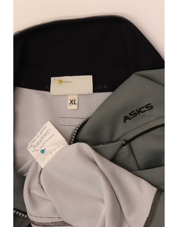 Asics - Chaqueta de chándal para mujer, talla 40, XL, poliamida gris