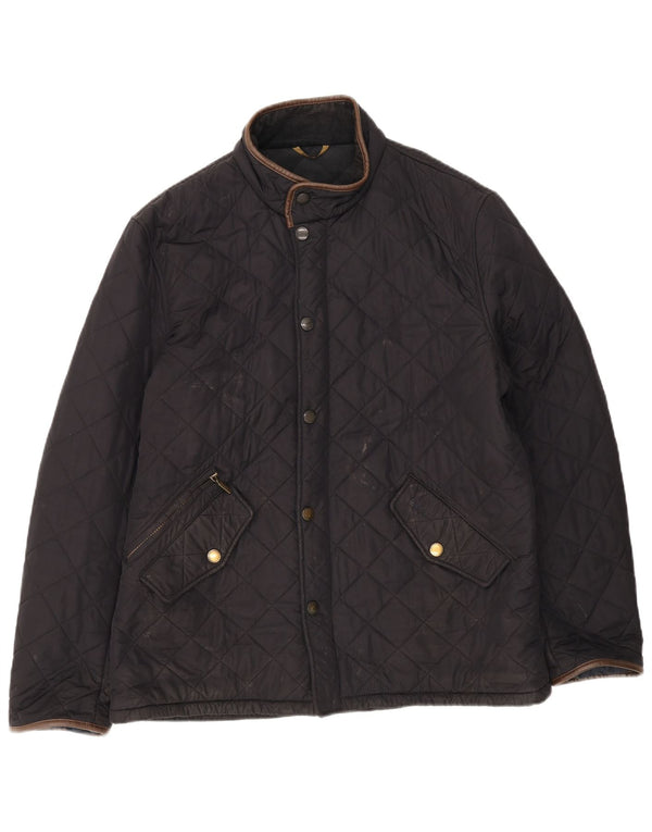 Barbour Chaqueta acolchada para hombre UK 42 XL Azul marino