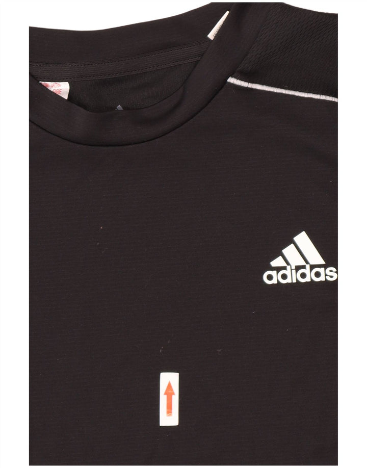 Adidas Boys Aeroready Camiseta Top 11-12 años Negro Poliéster
