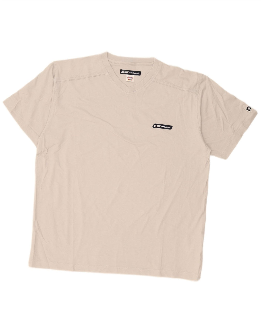 Reebok Camiseta Hombre Top XL Gris Algodón