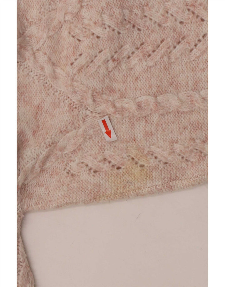 Marks & Spencer Jersey de cuello redondo para mujer UK 44 Poliéster rosa medio