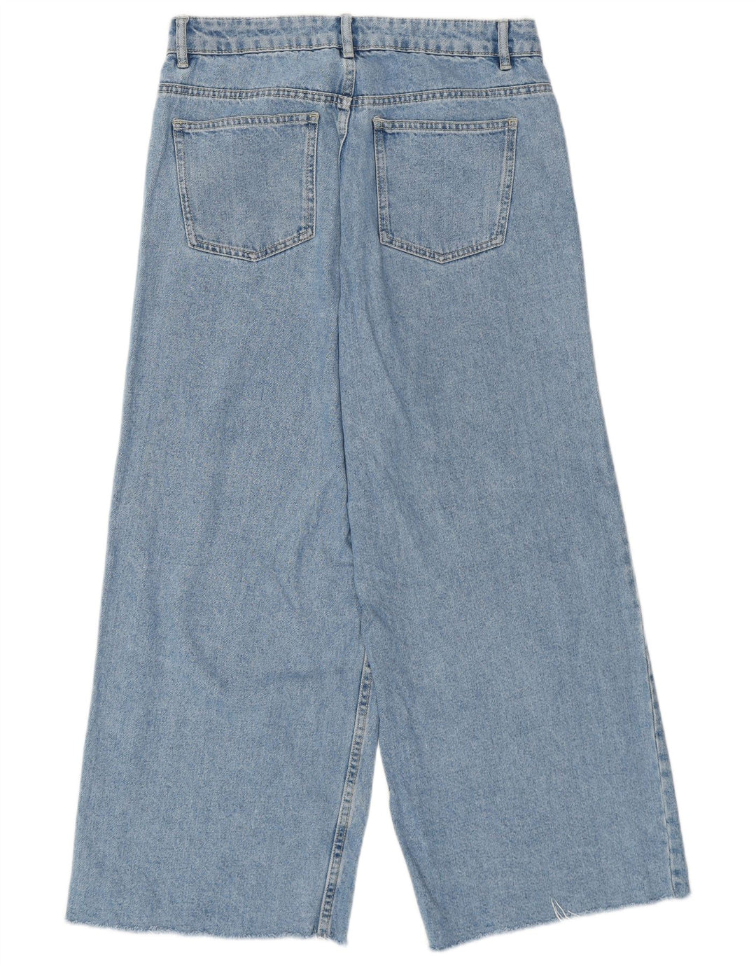 Zara Jeans De Pierna Ancha Para Mujer EU 38 Small W28 L26 Algodón Azul