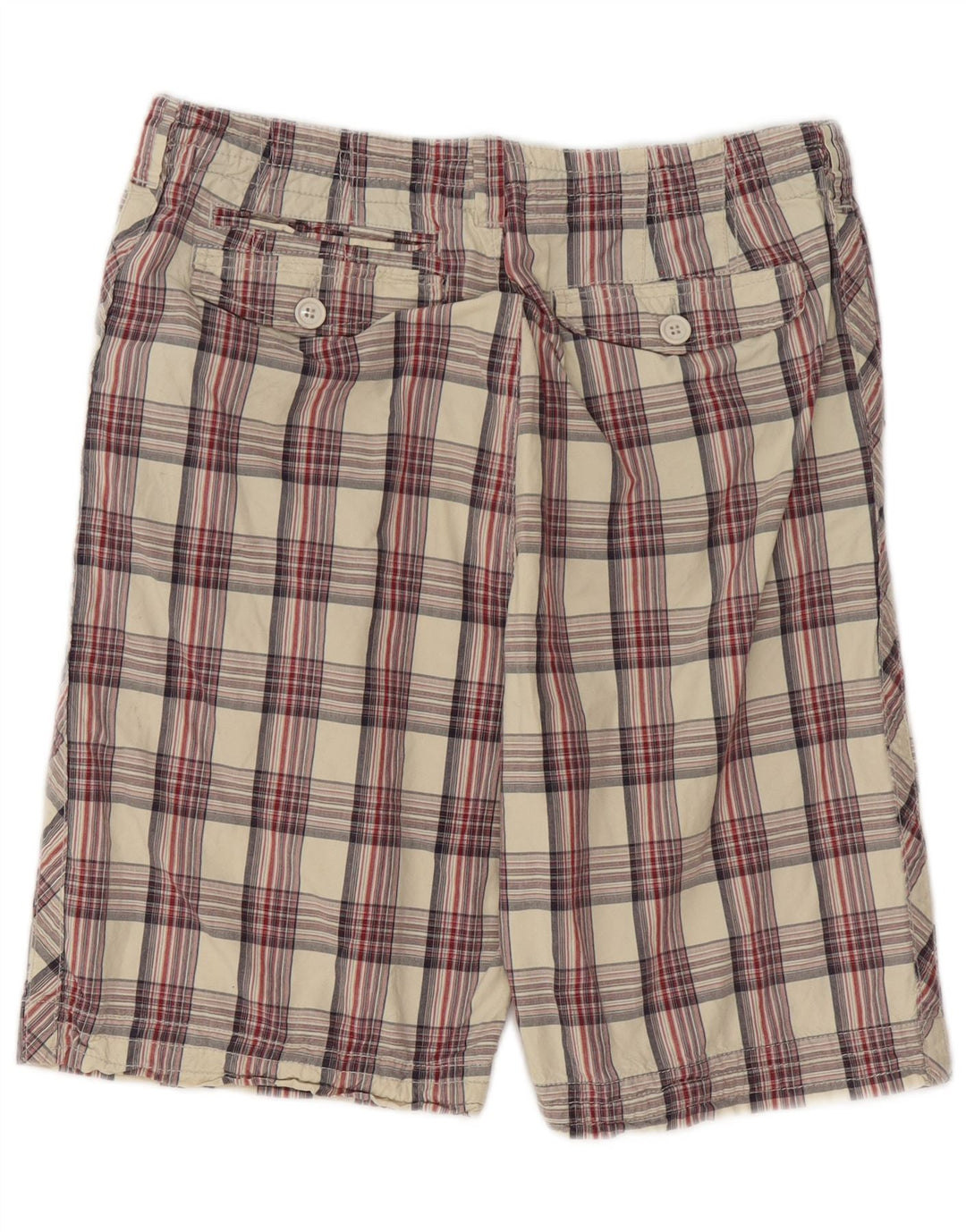 Ted Baker Pantalones cortos chinos para hombre W32 Algodón a cuadros multicolor mediano