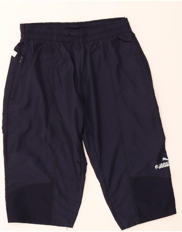 PUMA Bermudas deportivas para hombre XL Poliéster azul marino