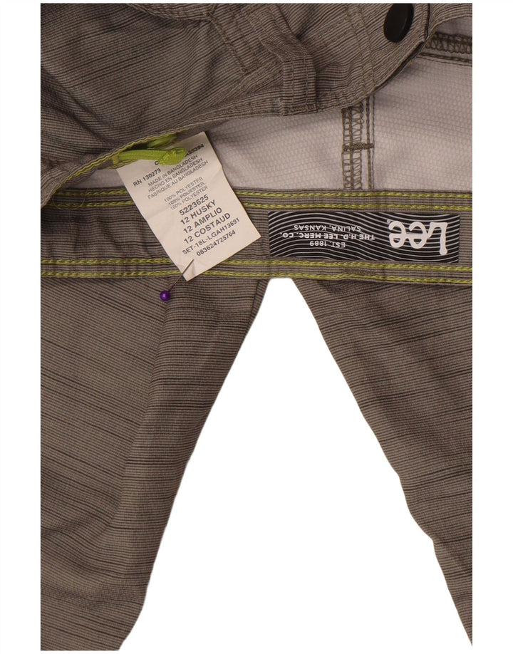 Lee Shorts cargo para niños 11-12 años W27 Poliéster moteado gris