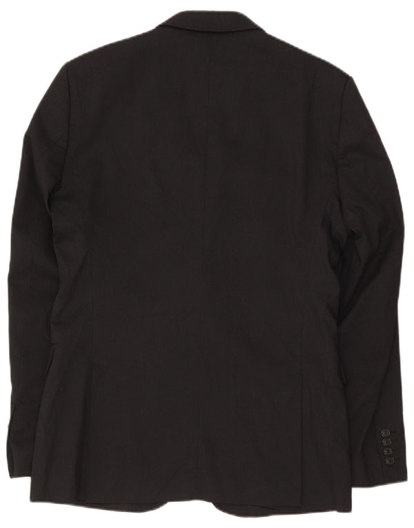 Zara Chaqueta tipo blazer de 2 botones para hombre EU 50 Mediana Viscosa a rayas negras