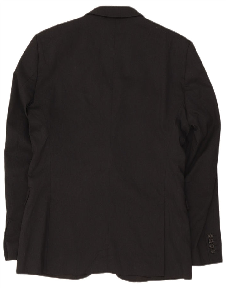 Zara Chaqueta tipo blazer de 2 botones para hombre EU 50 Mediana Viscosa a rayas negras