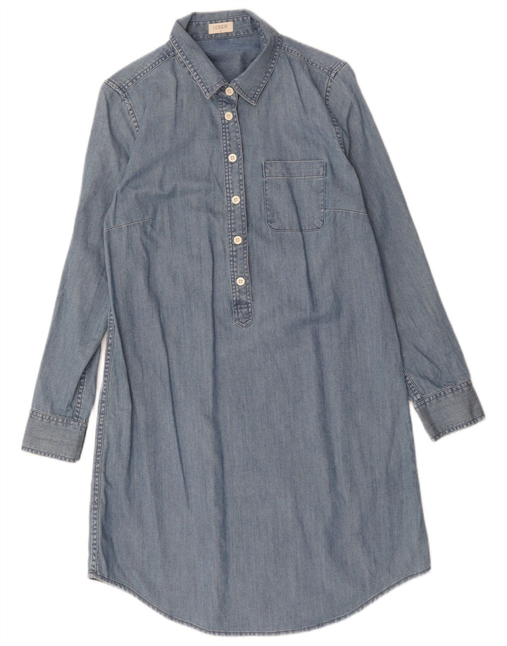 J. Crew Vestido vaquero de manga larga para mujer UK 44 Azul medio