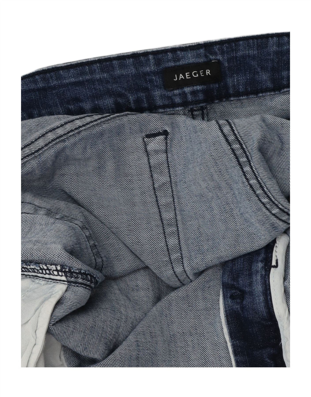 JAEGER Womens Bootcut Jeans W34 L31 Blue