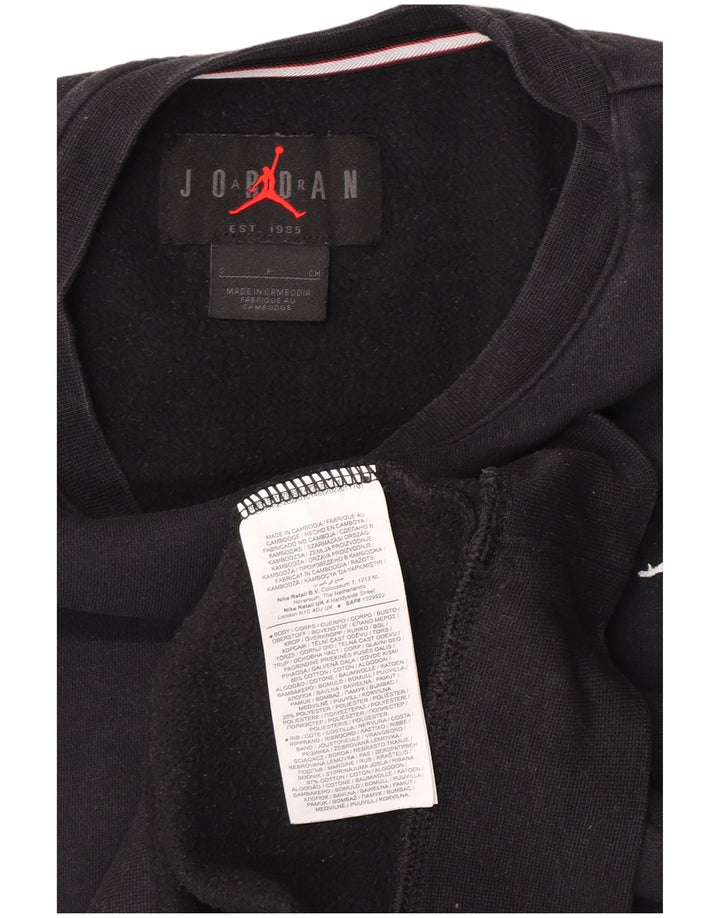 Jordan Hombre Sudadera Jumper Pequeño Algodón Negro